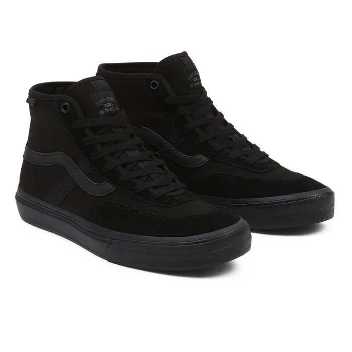 Vans Skate Shoes Men Crockett High Shoes Black