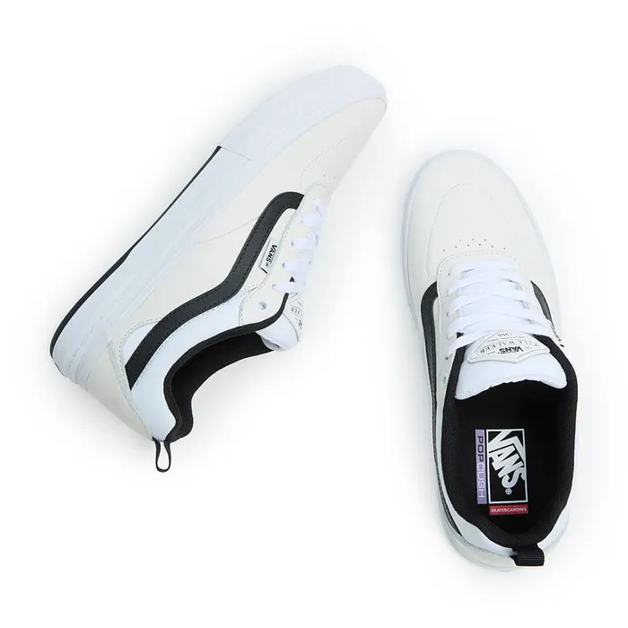 Vans Skate Shoes Men Kyle Walker Leather Shoes White