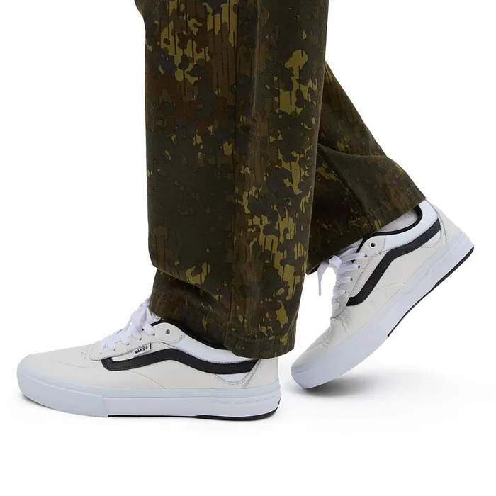 Vans Skate Shoes Men Kyle Walker Leather Shoes White