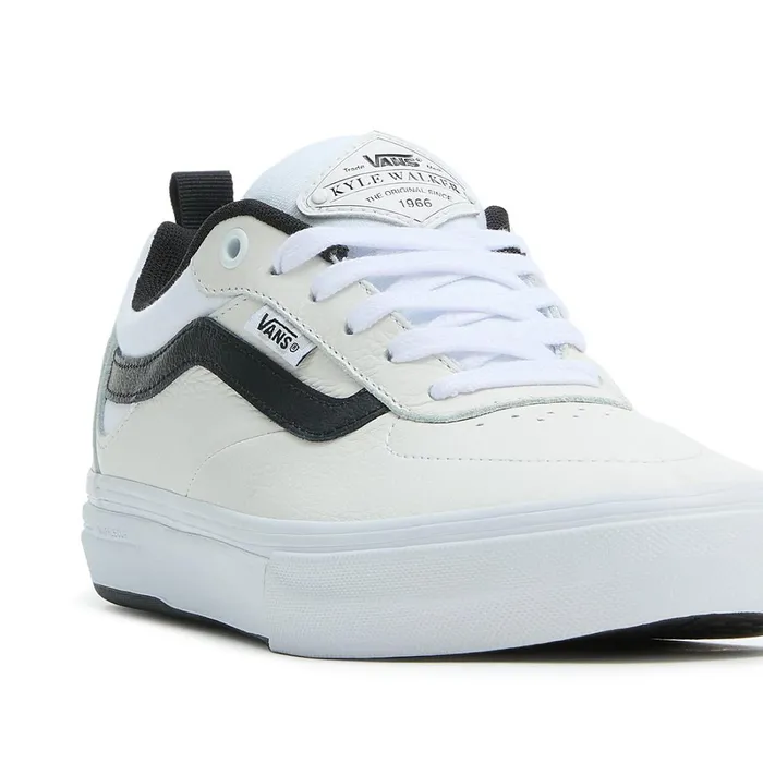 Vans Skate Shoes Men Kyle Walker Leather Shoes White