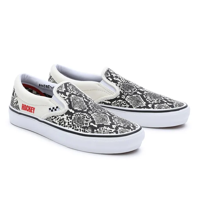 Vans Skate Shoes Men X Hockey Skate SlipOn Shoes Brown