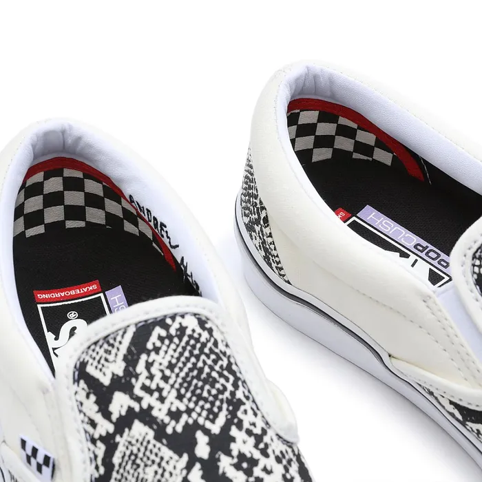 Vans Skate Shoes Men X Hockey Skate SlipOn Shoes Brown