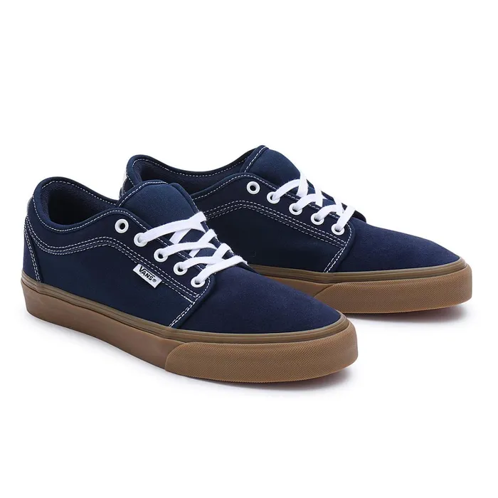 Vans Skate Shoes Women Skate Chukka Low Shoes Blue