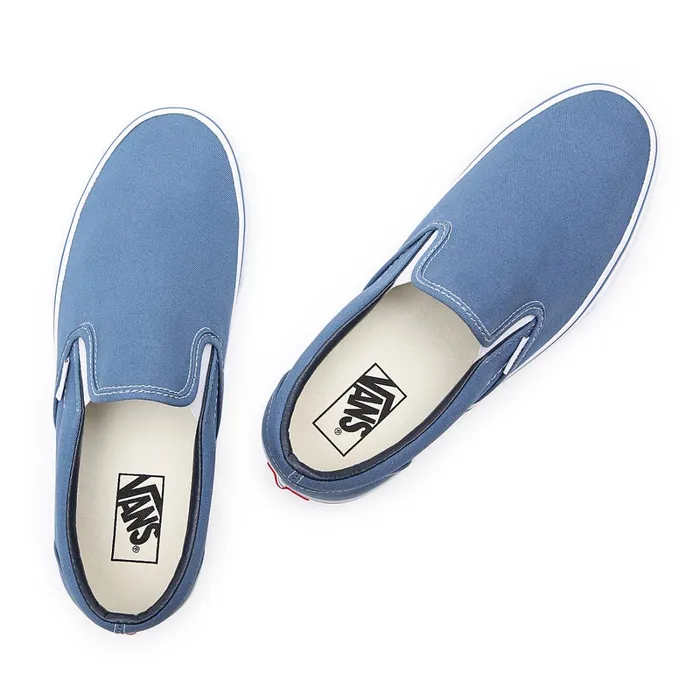 Vans Slipon Shoes Men Classic SlipOn Shoes Blue