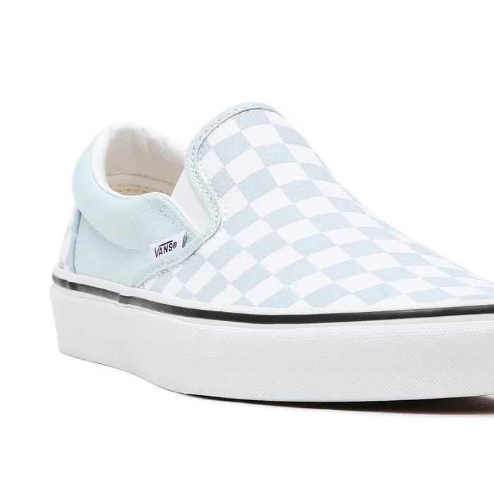 Vans Slipon Shoes Women Checkerboard Classic SlipOn Shoes Blue
