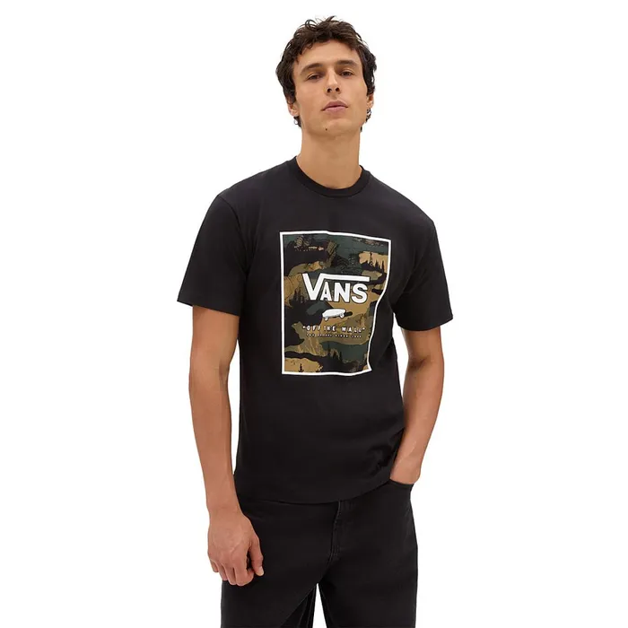Vans Tshirts and Tanks Men Classic Print Box TShirt Black Green