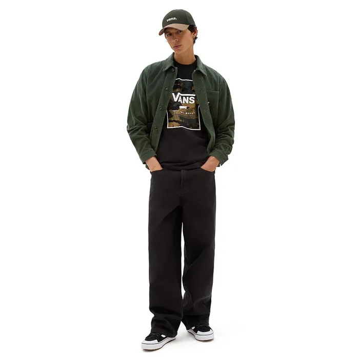 Vans Tshirts and Tanks Men Classic Print Box TShirt Black Green