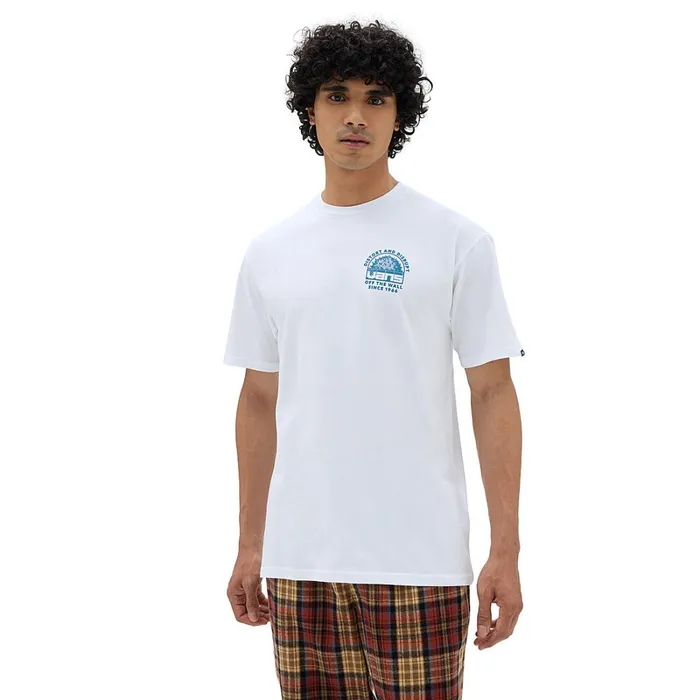 Vans Tshirts and Tanks Men Distort And Disrupt TShirt White