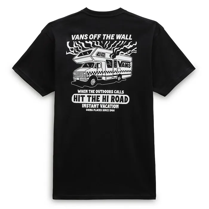 Vans Tshirts and Tanks Men Hi Road RV TShirt Black