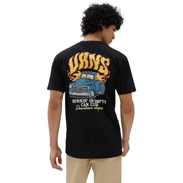 Vans Tshirts and Tanks Men Running On Empty TShirt Black