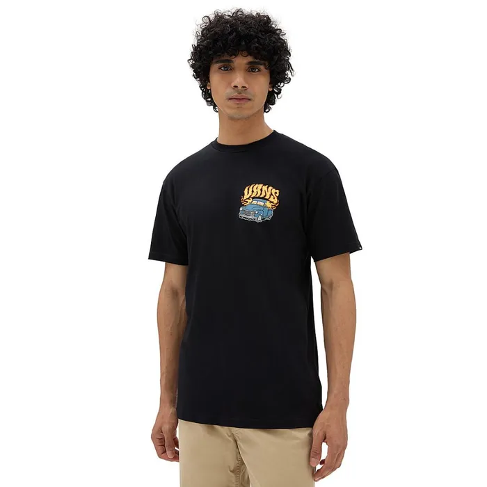 Vans Tshirts and Tanks Men Running On Empty TShirt Black