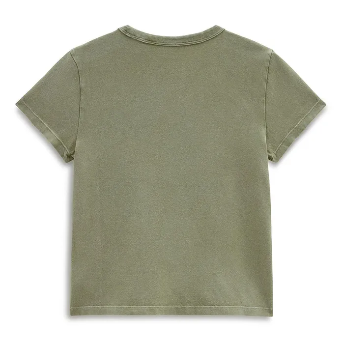 Vans Tshirts and Tops Women Psych Skate Classic Mini TShirt Green