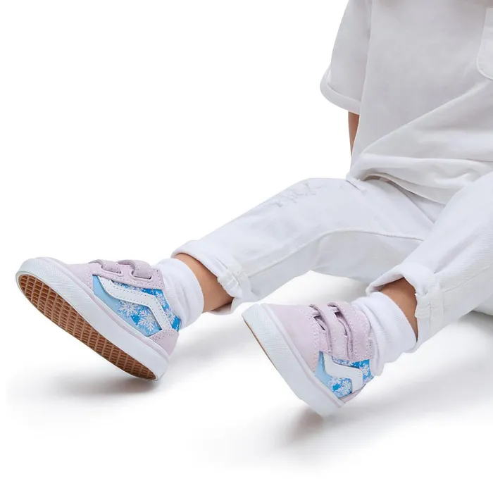 Vans Toddler Shoes 14 Years Kids Toddler Old Skool Hook And Loop Shoes 14 Years Purple