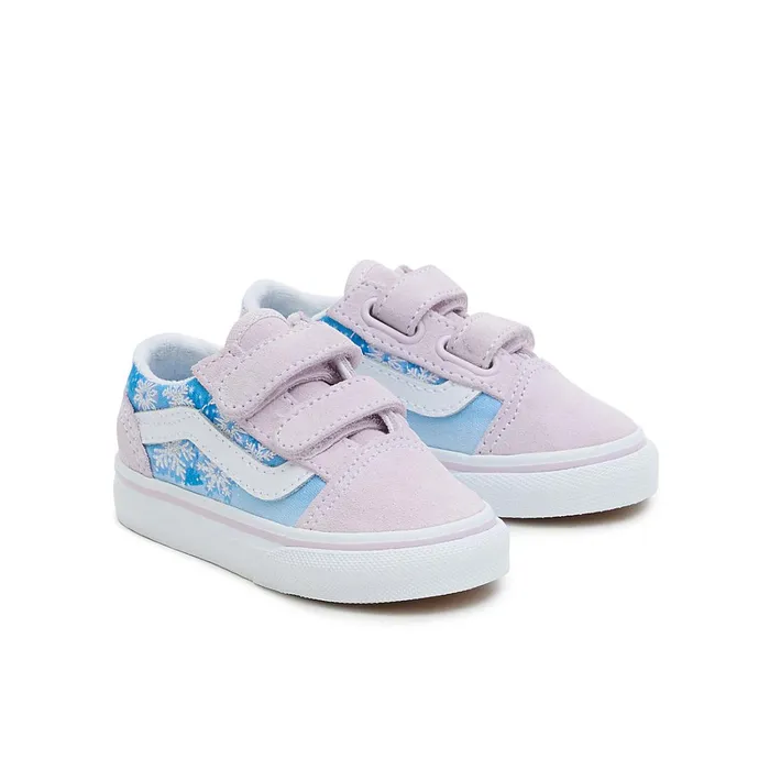 Vans Toddler Shoes 14 Years Kids Toddler Old Skool Hook And Loop Shoes 14 Years Purple