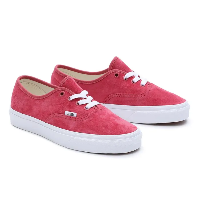 Vans View All Men Pig Suede Authentic Shoes Red