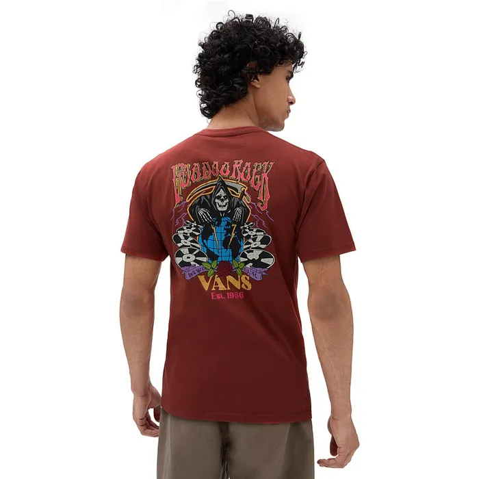 Vans View All Men Rock And Bones TShirt Red