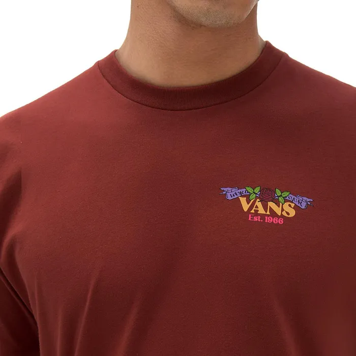 Vans View All Men Rock And Bones TShirt Red