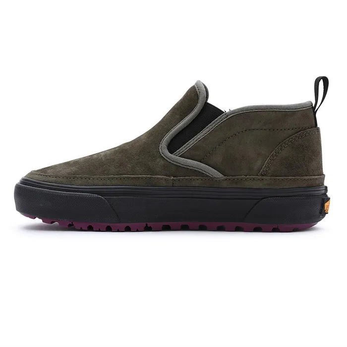 Vans View All Men Sherpa Mid Slip MTE1 Shoes Green