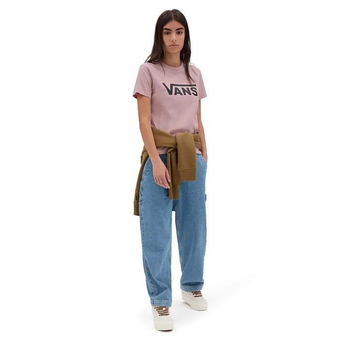 Vans View All Women Flying V Crew TShirt Pink