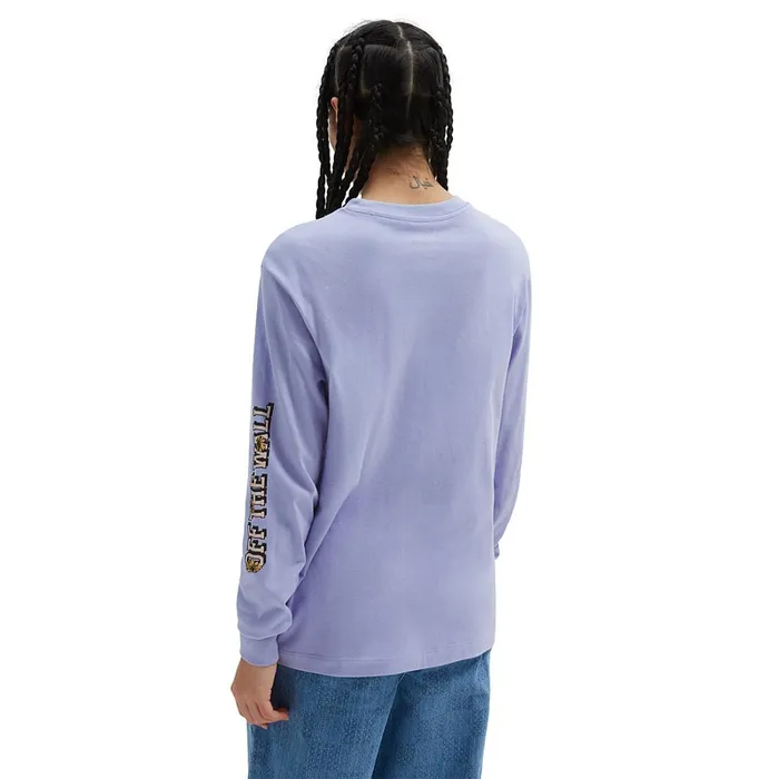Vans View All Women Globey Boyfriend Fit Long Sleeve TShirt Purple