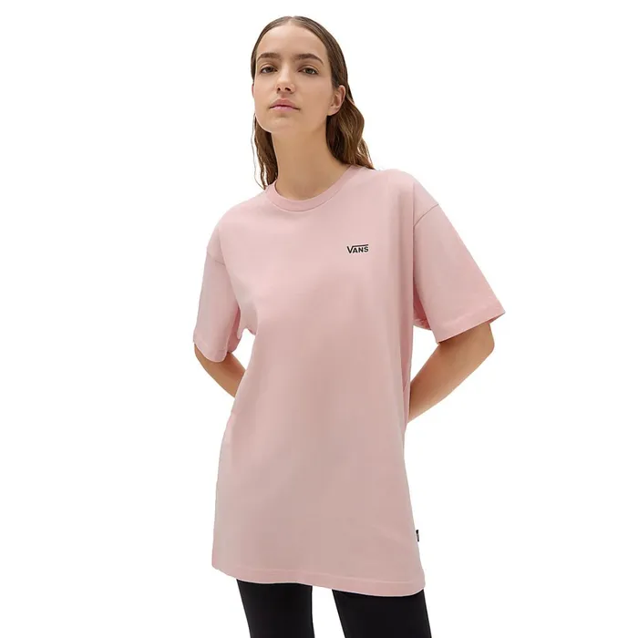 Vans View All Women Left Chest Logo Tshirt Pink