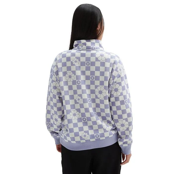 Vans View All Women Leighton Mock Neck Sweatshirt Purple