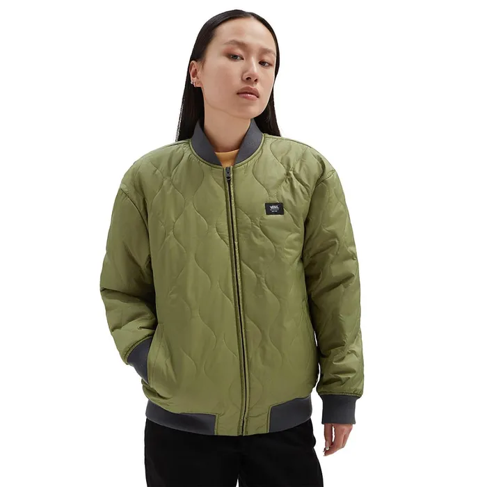 Vans View All Women Pickett Bomber Jacket Green