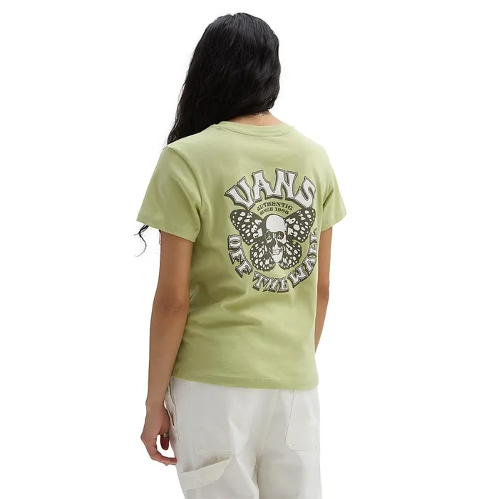 Vans View All Women Skullfly TShirt Green