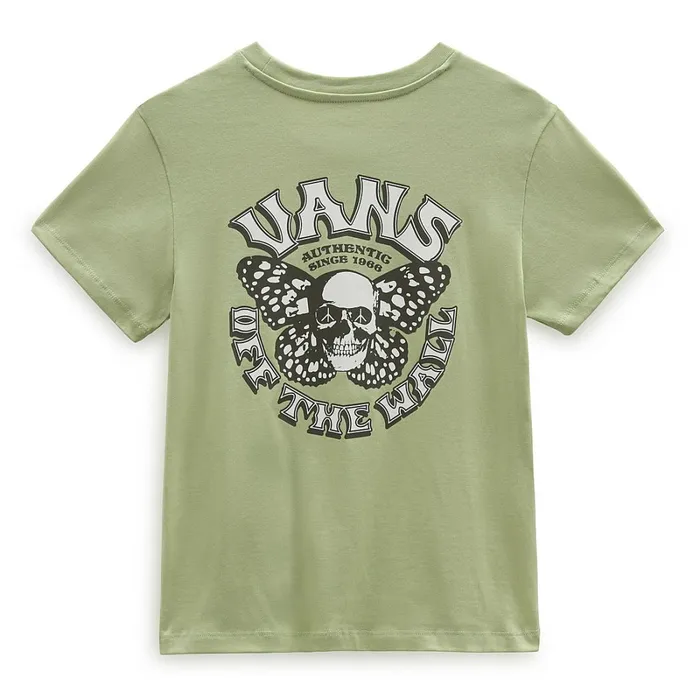 Vans View All Women Skullfly TShirt Green