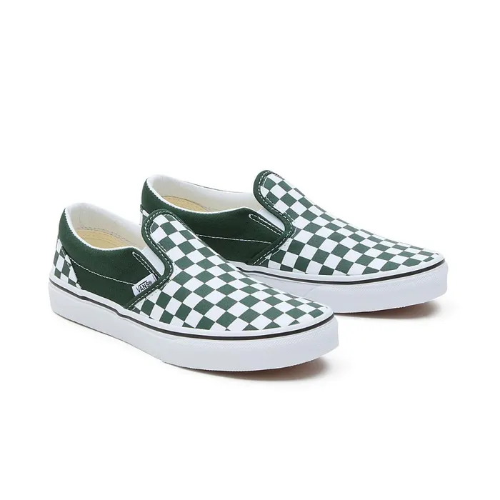 Vans Youth Shoes 814 Years Kids Youth Color Theory Classic SlipOn Shoes 814 Years Green