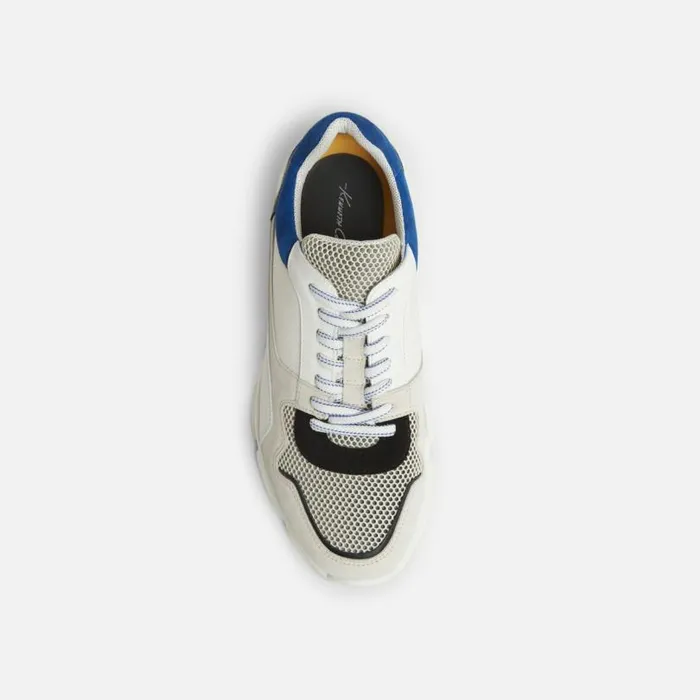Varden Mid Jogger Sneaker Beigecobalt Men Kenneth Cole Sneakers
