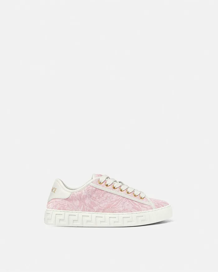 Versace Barocco Greca Sneakers Pinkprint Women Sneakers