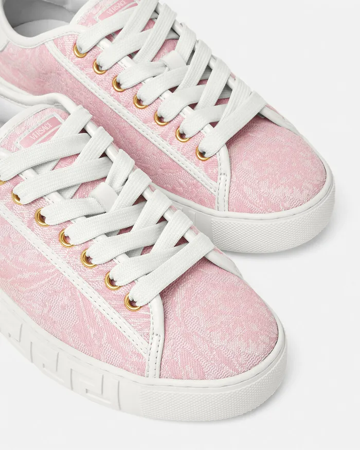 Versace Barocco Greca Sneakers Pinkprint Women Sneakers