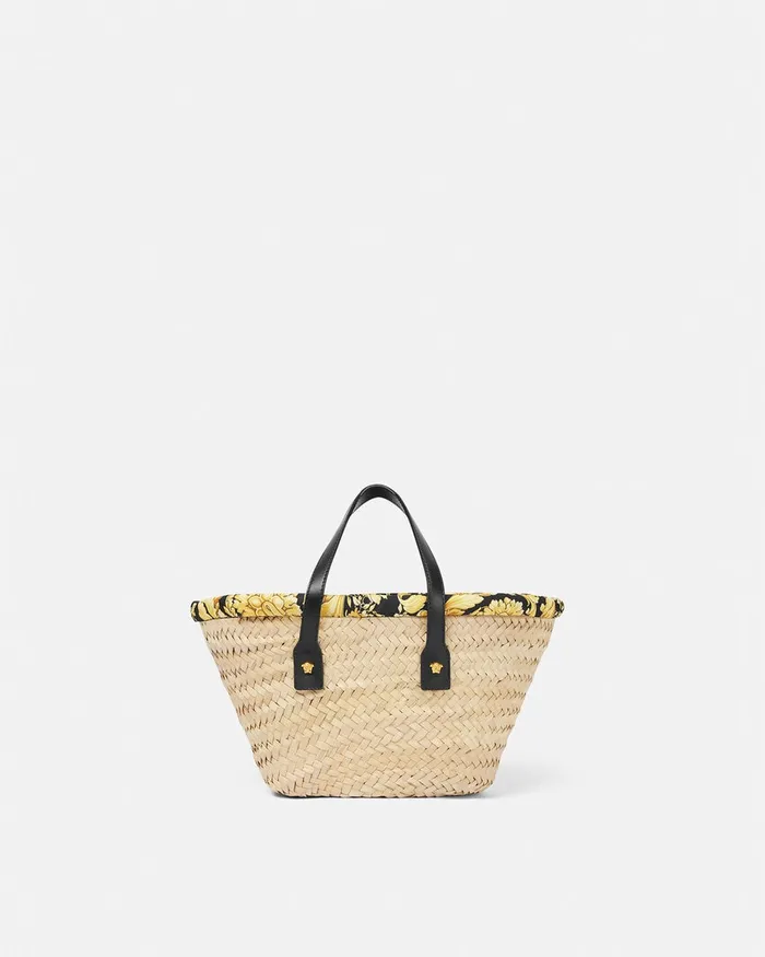 Versace Barocco Straw Bag 2ka0v Kids Bags and Accessories