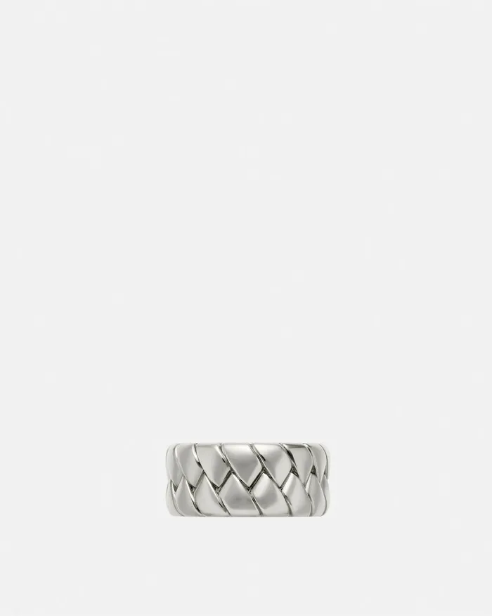 Versace Bind Ring Silver WomenMen Rings