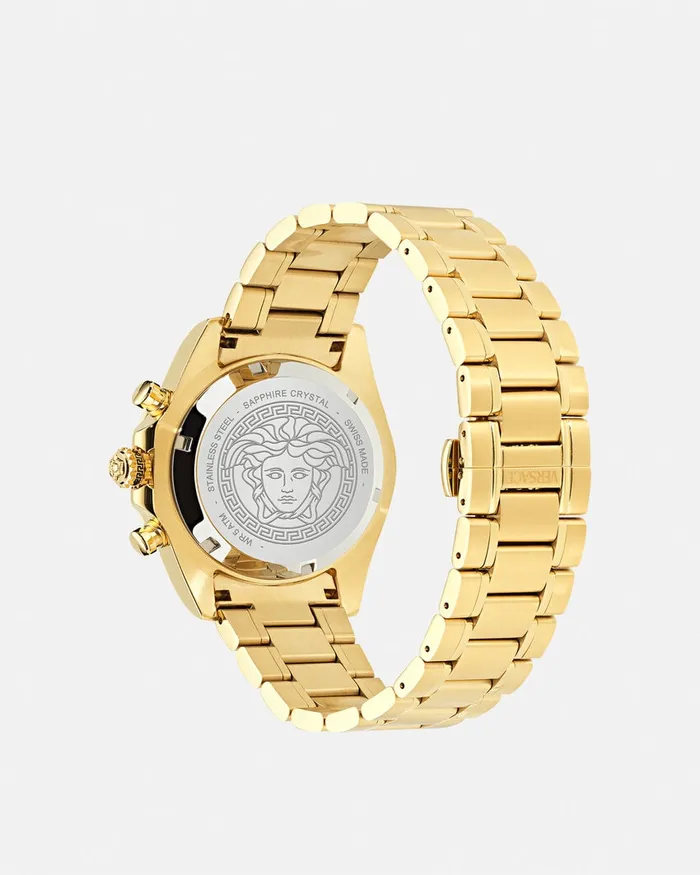 Versace Chrono X Watch Gold Men Watches