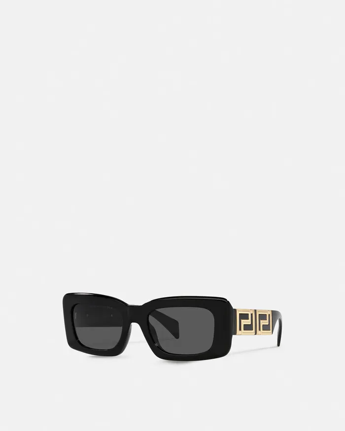 Versace Endless Greca Sunglasses Blackgold Women Sunglasses