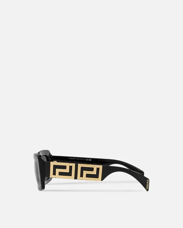 Versace Endless Greca Sunglasses Blackgold Women Sunglasses