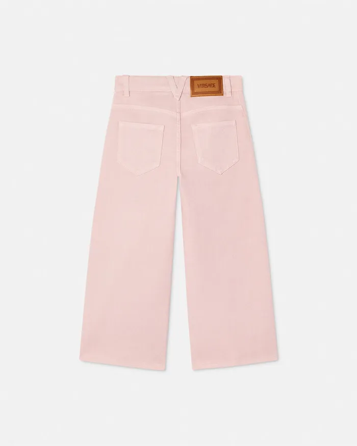 Versace Jeans Light Pink Kids Pants and Skirts