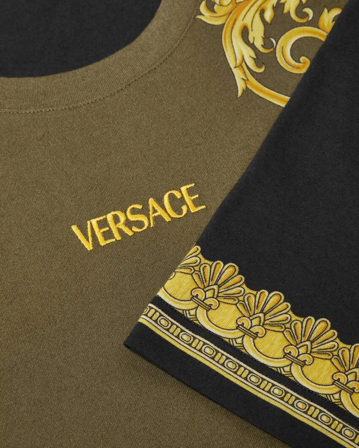 Versace La Coupe Des Dieux TShirt Black Men TShirts and Polos