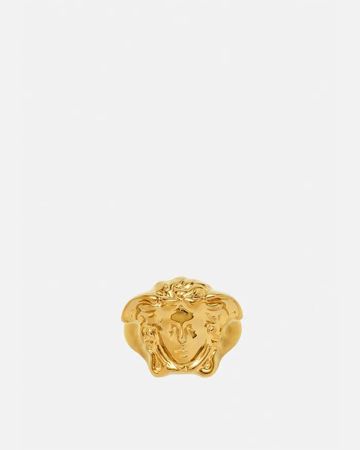 Versace La Medusa Ring Light Gold WomenMen Rings