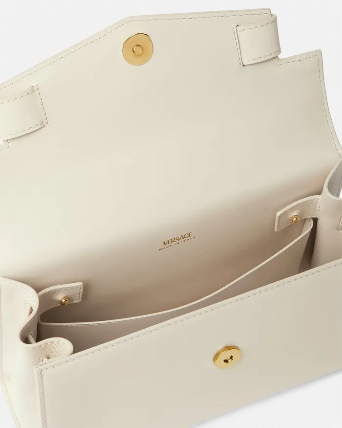 Versace Medusa 03995 Handbag Beige Women Top Handle