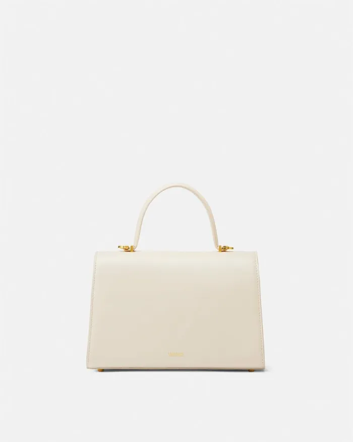 Versace Medusa 03995 Handbag Beige Women Top Handle