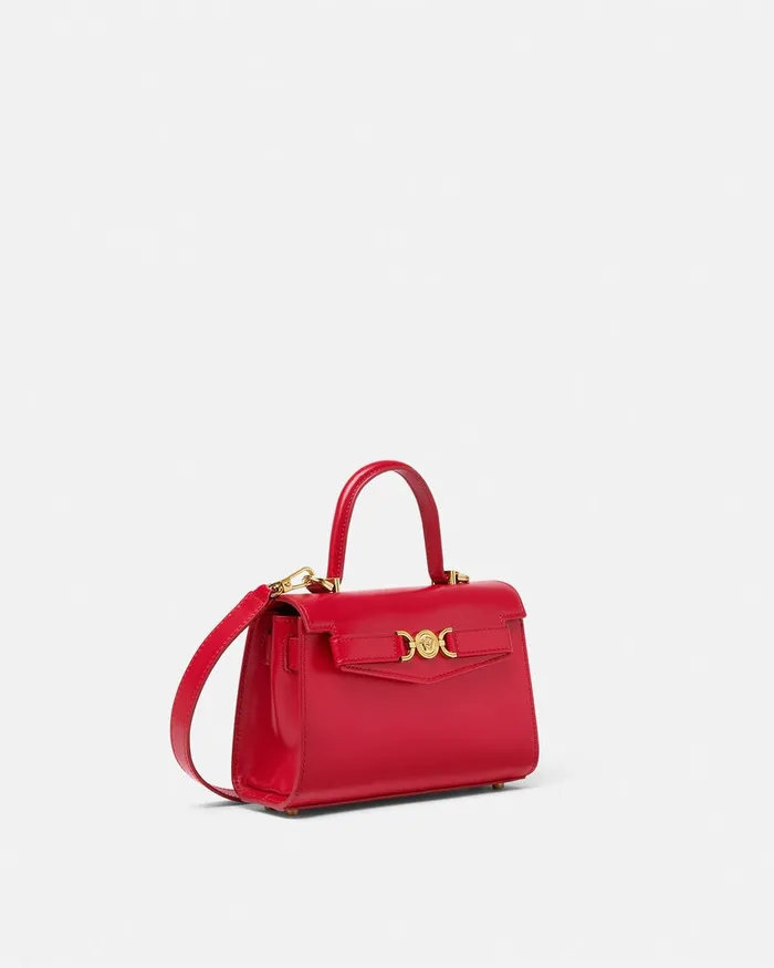 Versace Medusa 03995 Small Handbag Red Women Top Handle