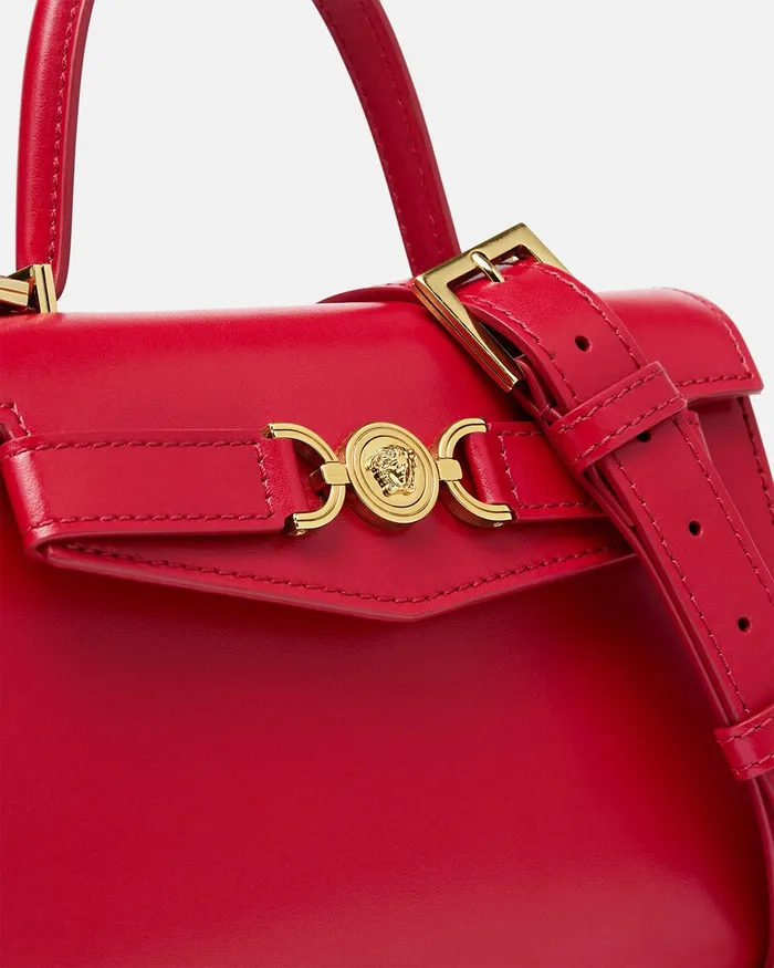 Versace Medusa 03995 Small Handbag Red Women Top Handle