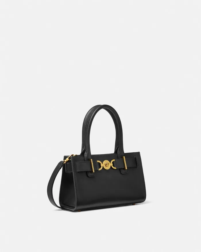 Versace Medusa 03995 Small Tote Bag Blackgold Women Medusa 03995