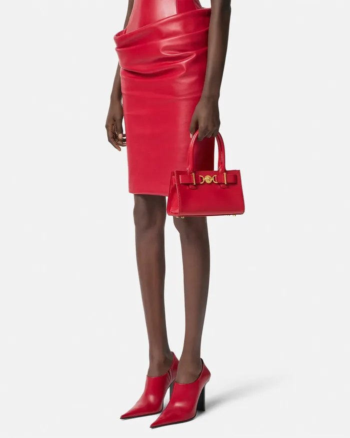 Versace Medusa 03995 Small Tote Bag Red Women Medusa 03995