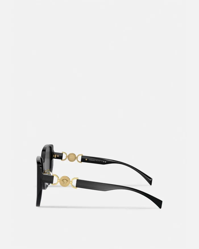 Versace Medusa 03995 Sunglasses Blackgold Women Sunglasses