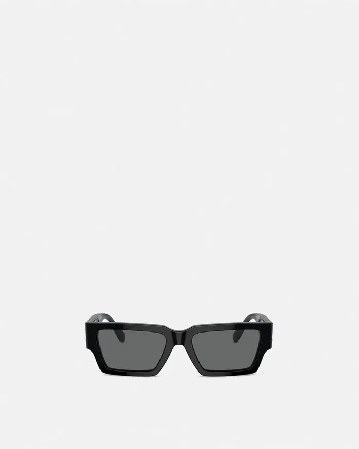 Versace Medusa Deco Sunglasses Blackgold WomenMen Sunglasses