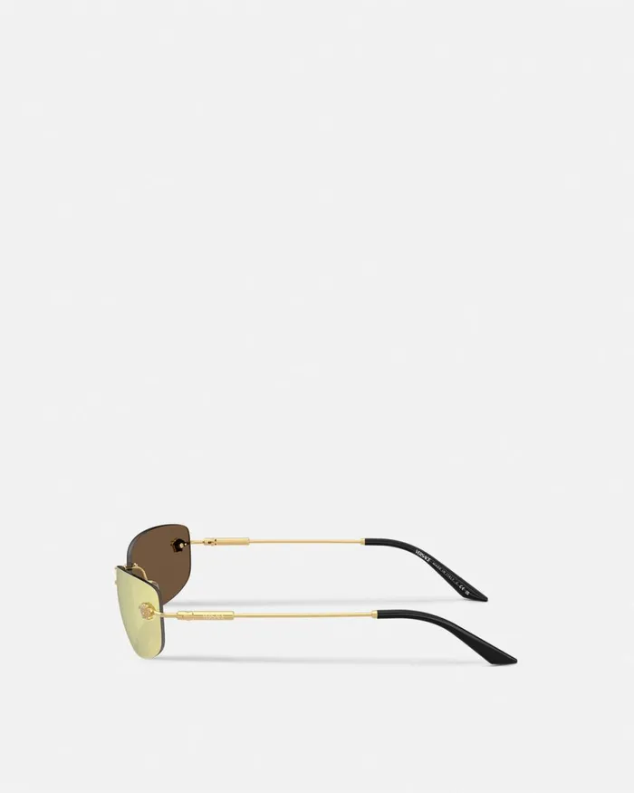 Versace Runway Sunglasses Gold Men Sunglasses